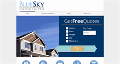 Desktop Screenshot of blueskycoverage.com