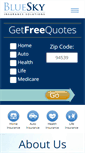 Mobile Screenshot of blueskycoverage.com